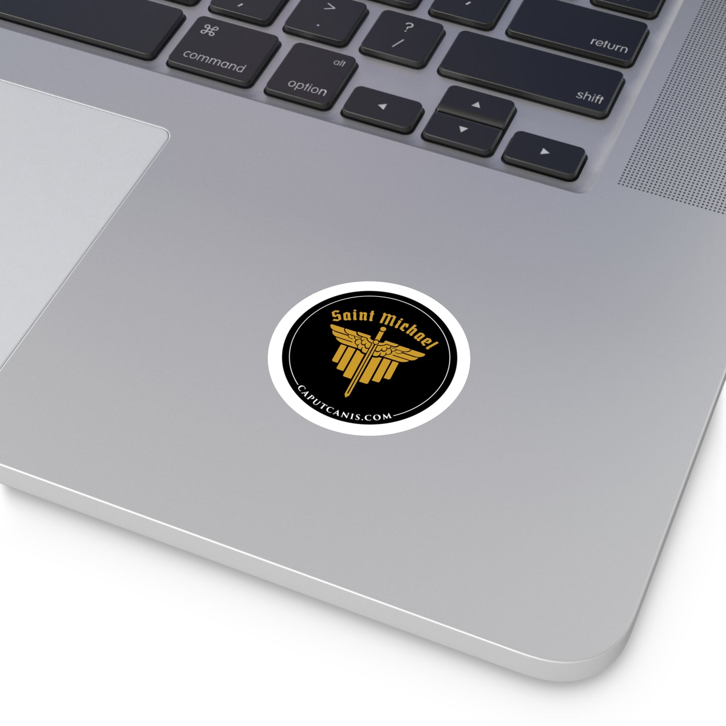 Round Saint Michael Seal Stickers, Indoor\Outdoor