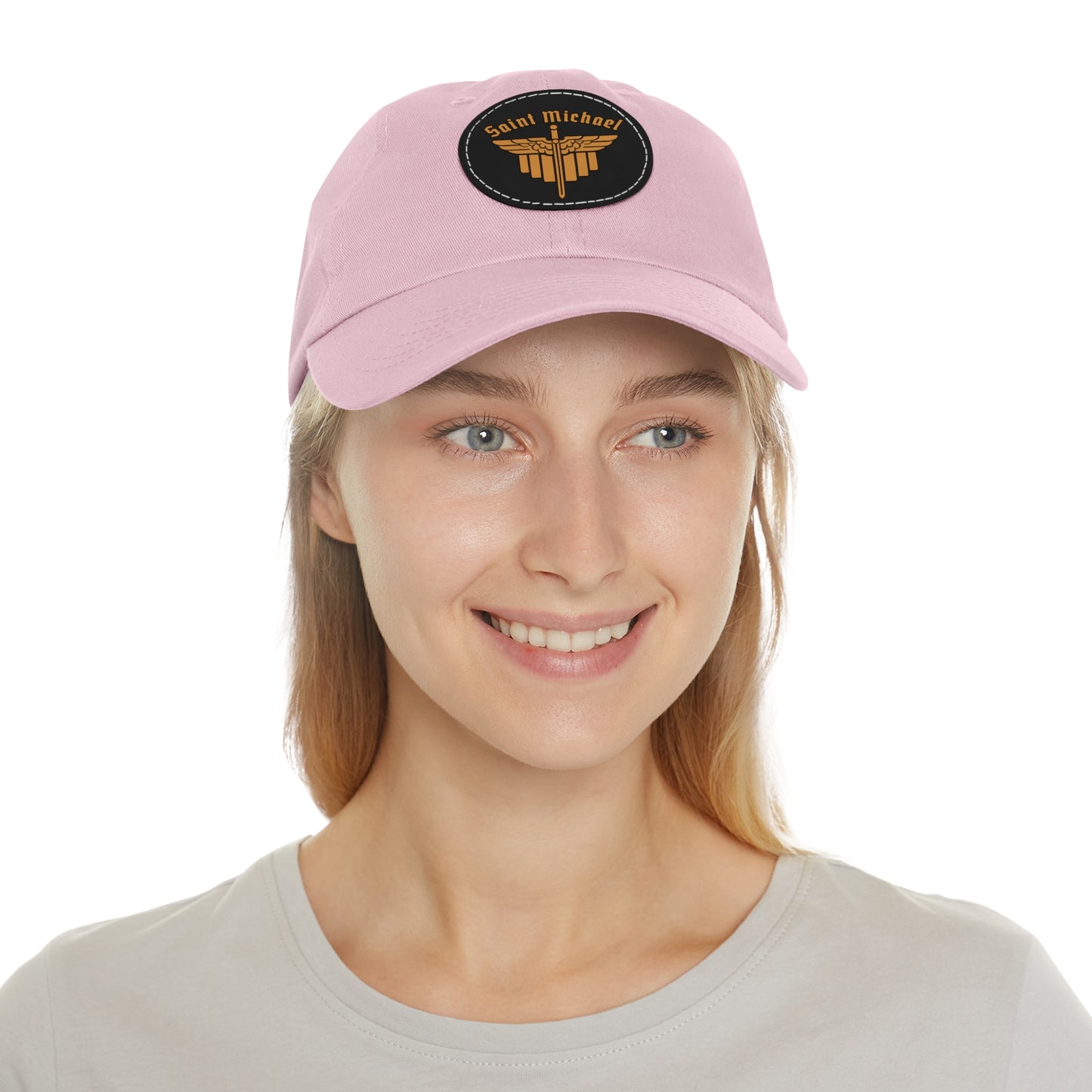 St. Michael Ball cap with Leather Patch (Round)