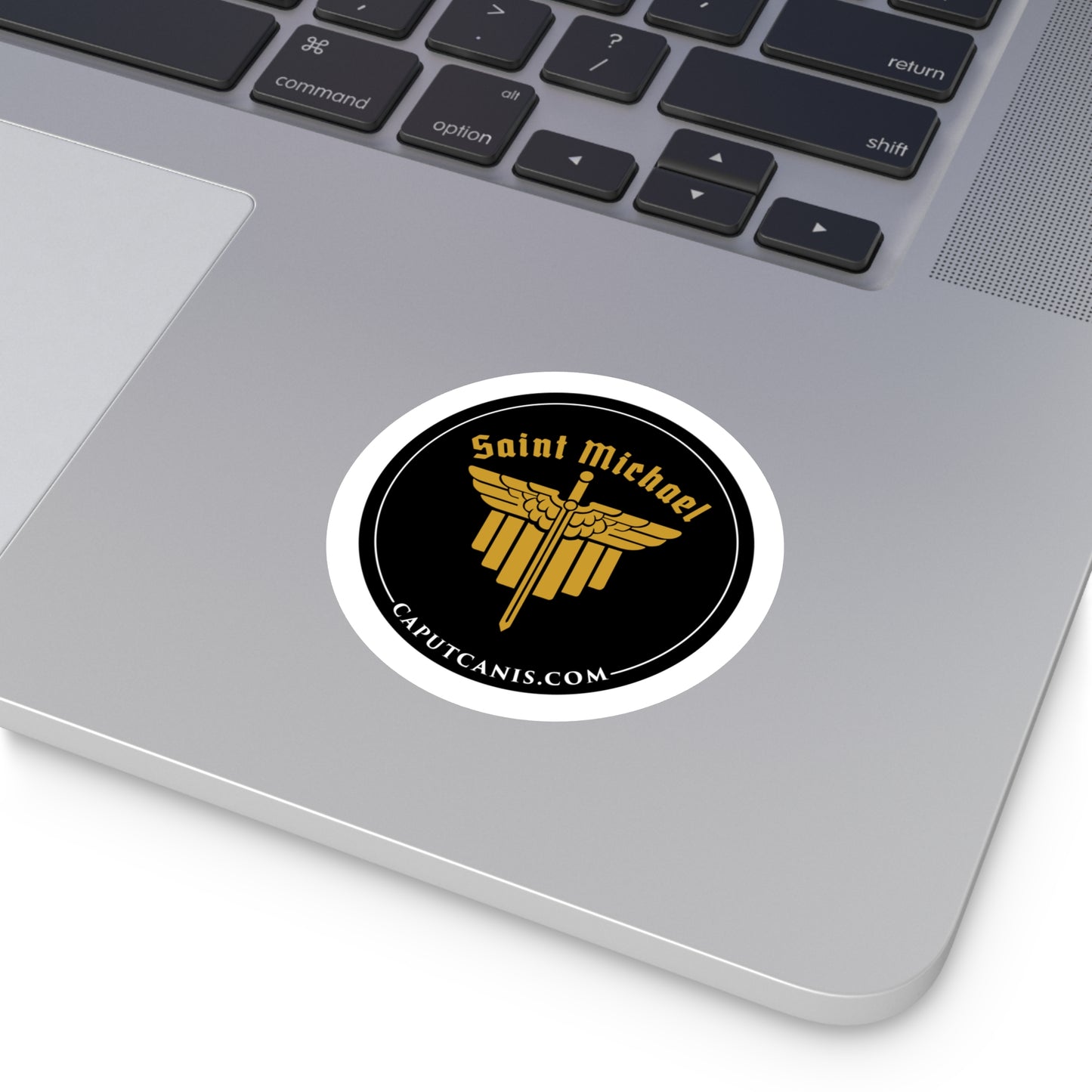 Round Saint Michael Seal Stickers, Indoor\Outdoor