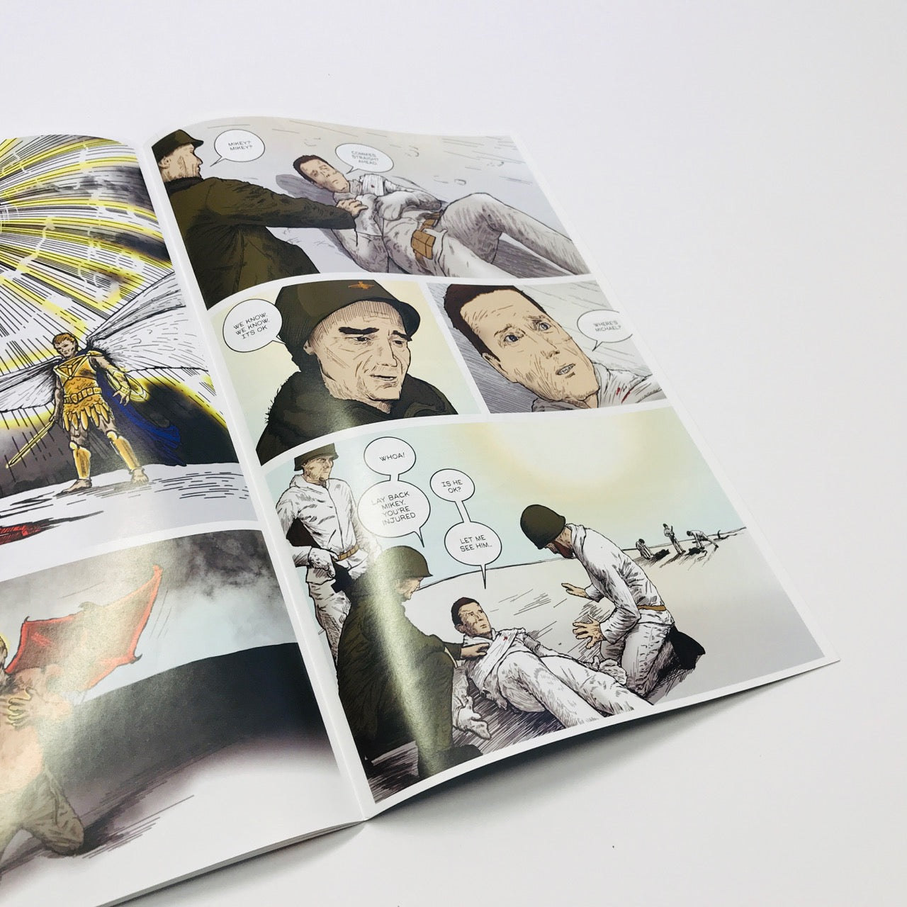 Saint Michael Above the 38th Parallel Gold Edition Comic Book
