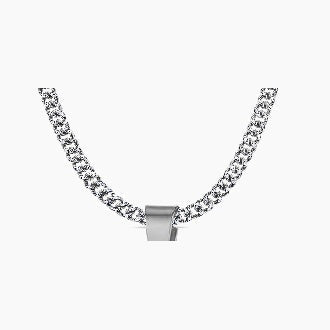 Stainless Steel St. Michael Medal for Men - Gunmetal Black