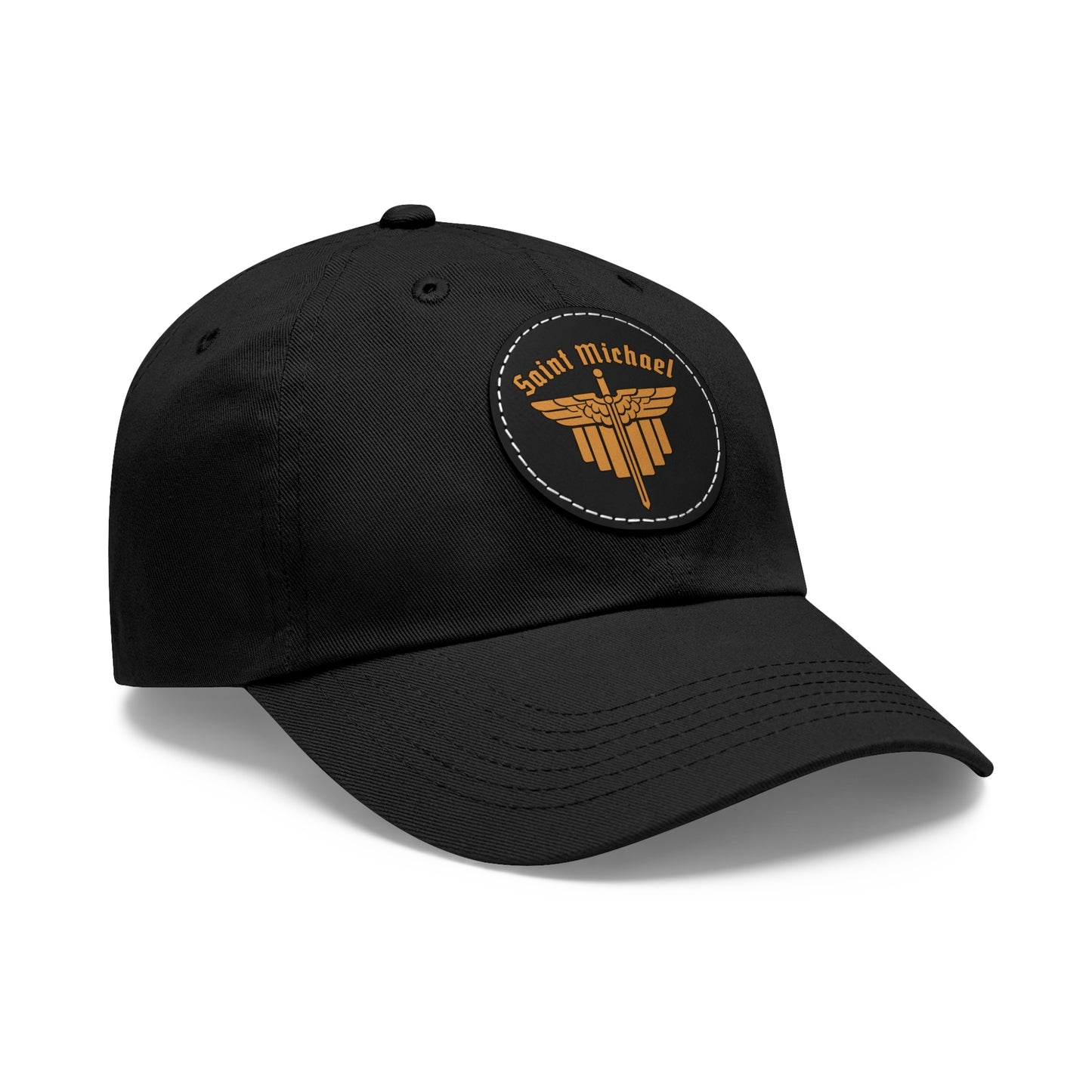 St. Michael Ball cap with Leather Patch (Round)