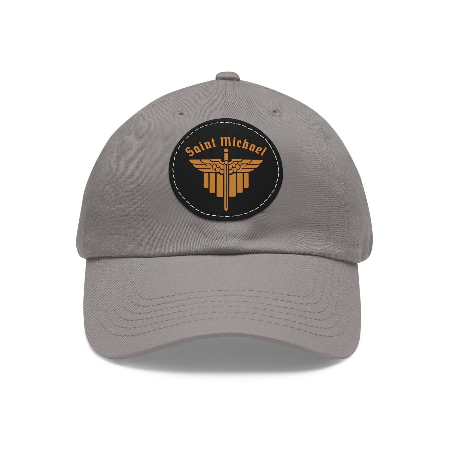 St. Michael Ball cap with Leather Patch (Round)