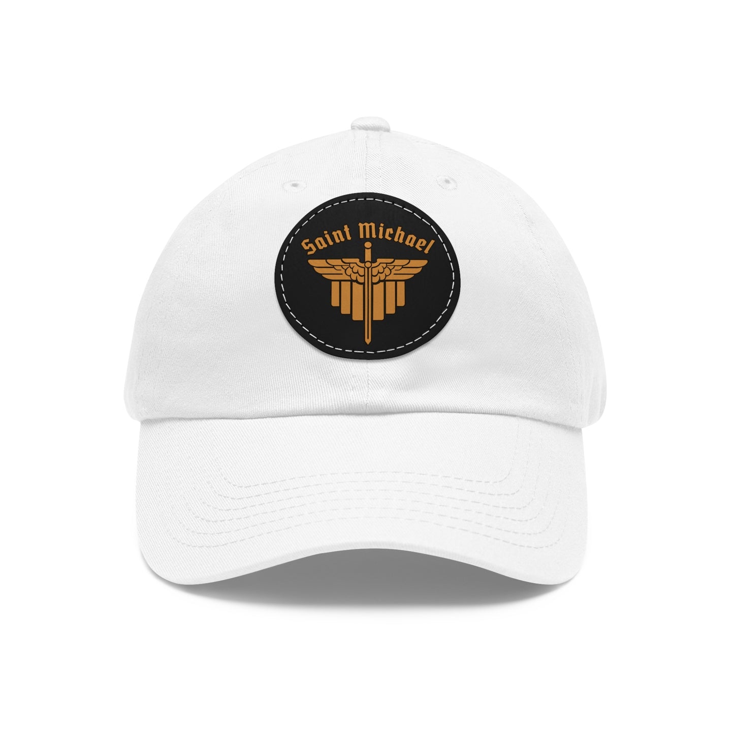 St. Michael Ball cap with Leather Patch (Round)