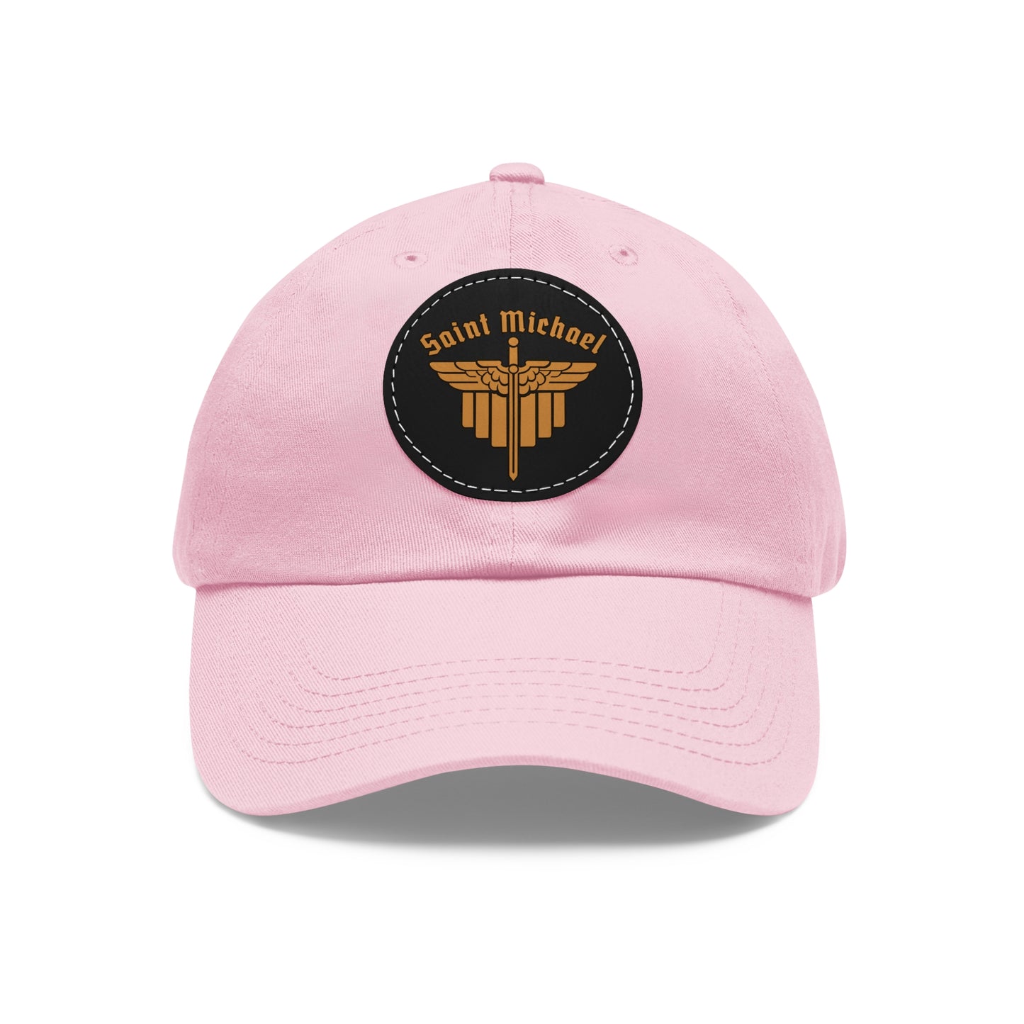 St. Michael Ball cap with Leather Patch (Round)