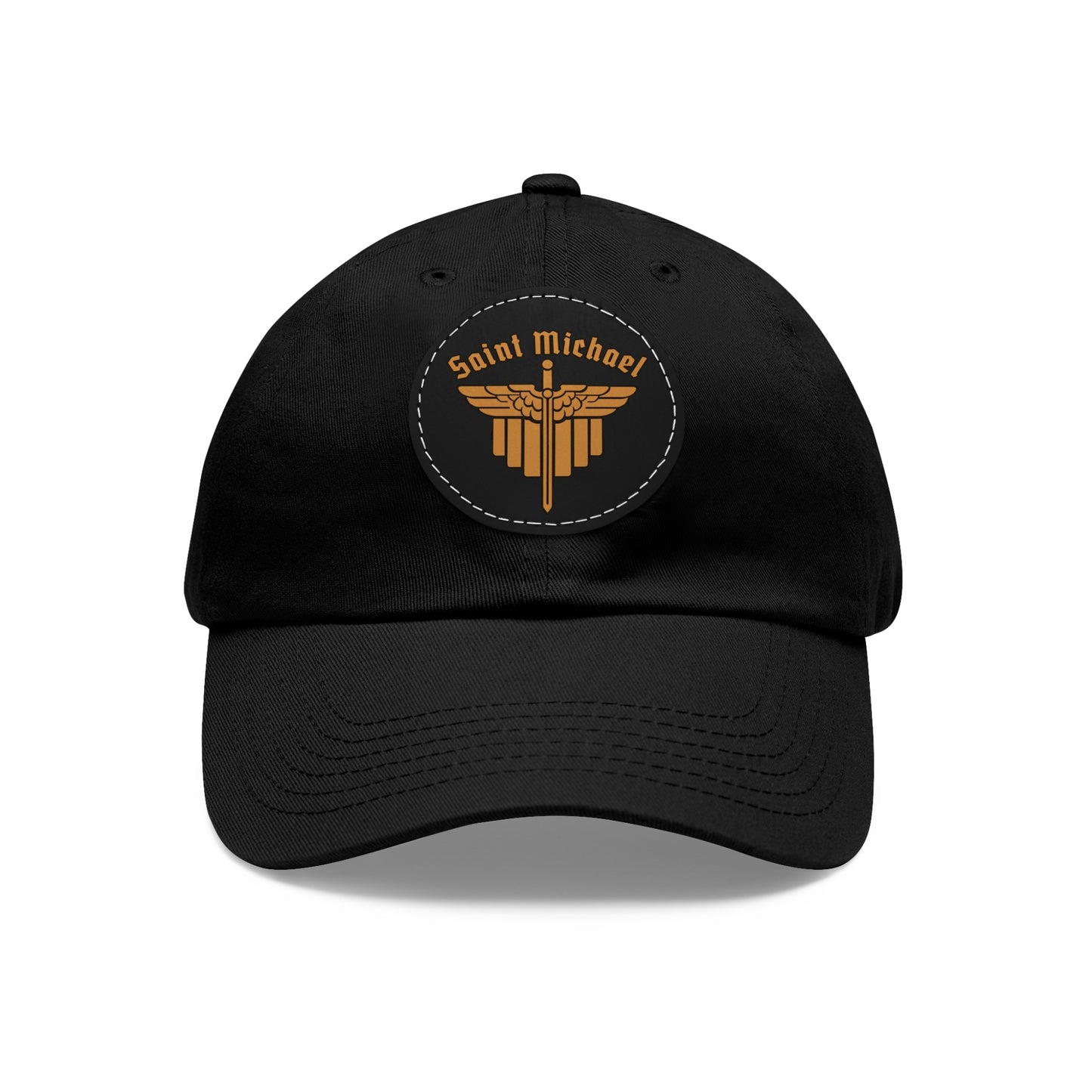 St. Michael Ball cap with Leather Patch (Round)