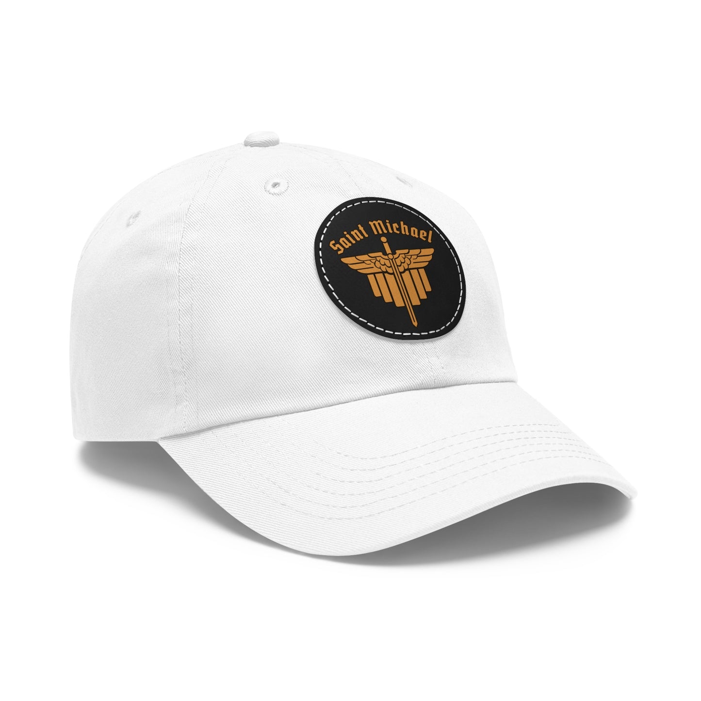 St. Michael Ball cap with Leather Patch (Round)