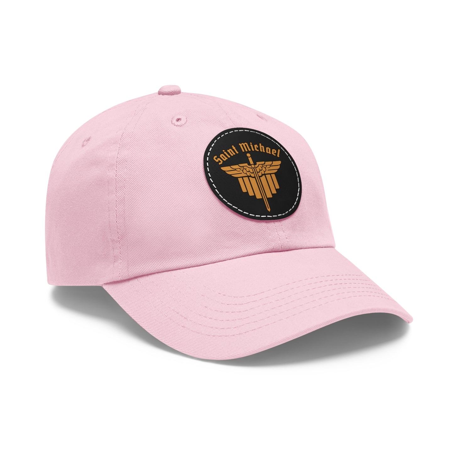 St. Michael Ball cap with Leather Patch (Round)