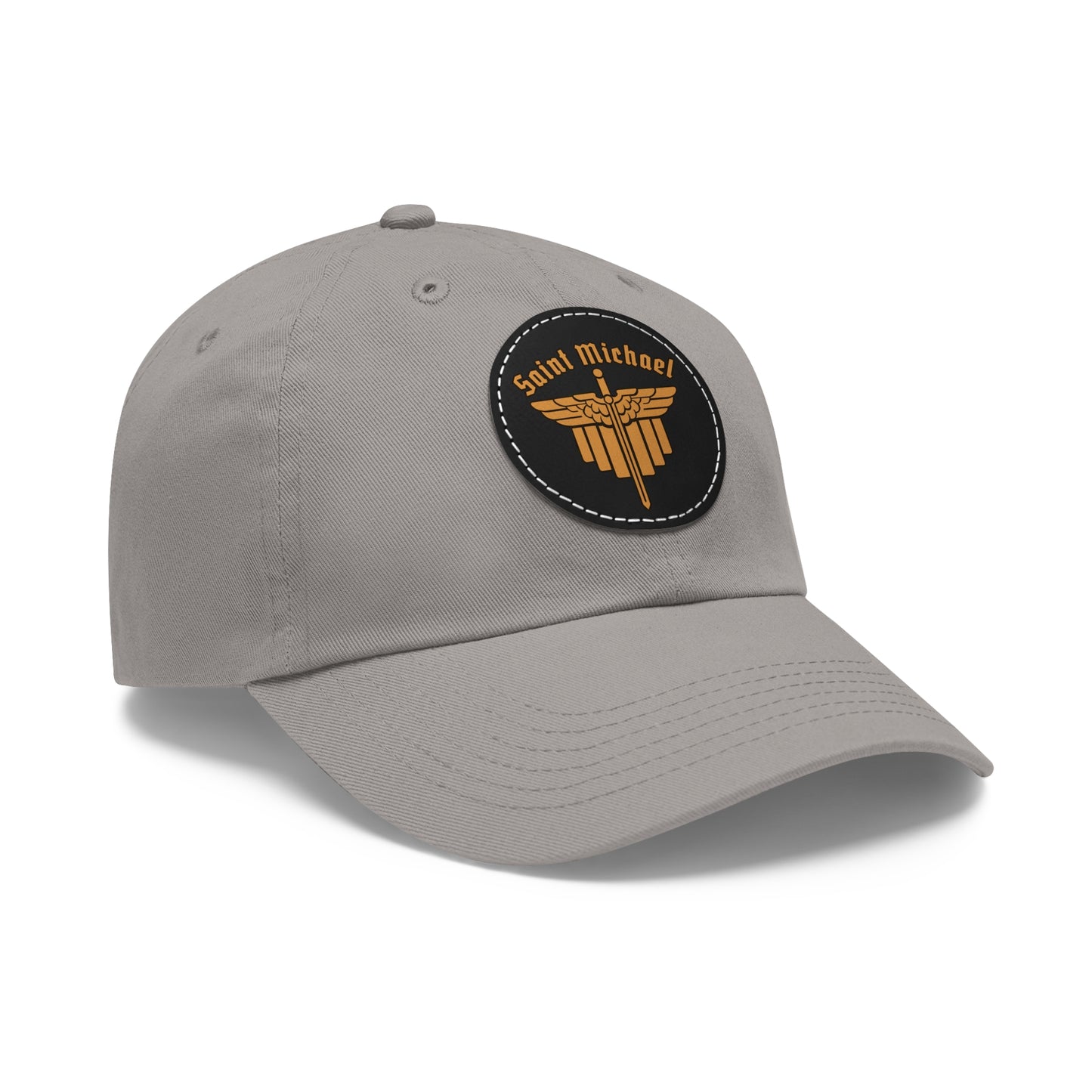 St. Michael Ball cap with Leather Patch (Round)