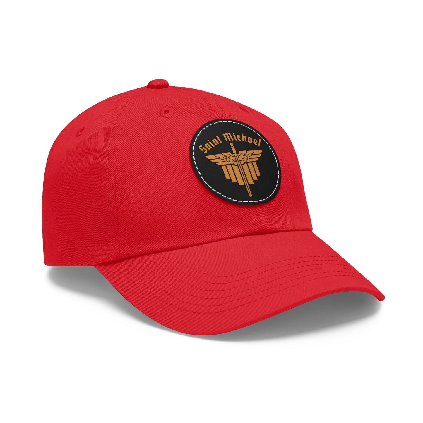 St. Michael Ball cap with Leather Patch (Round)