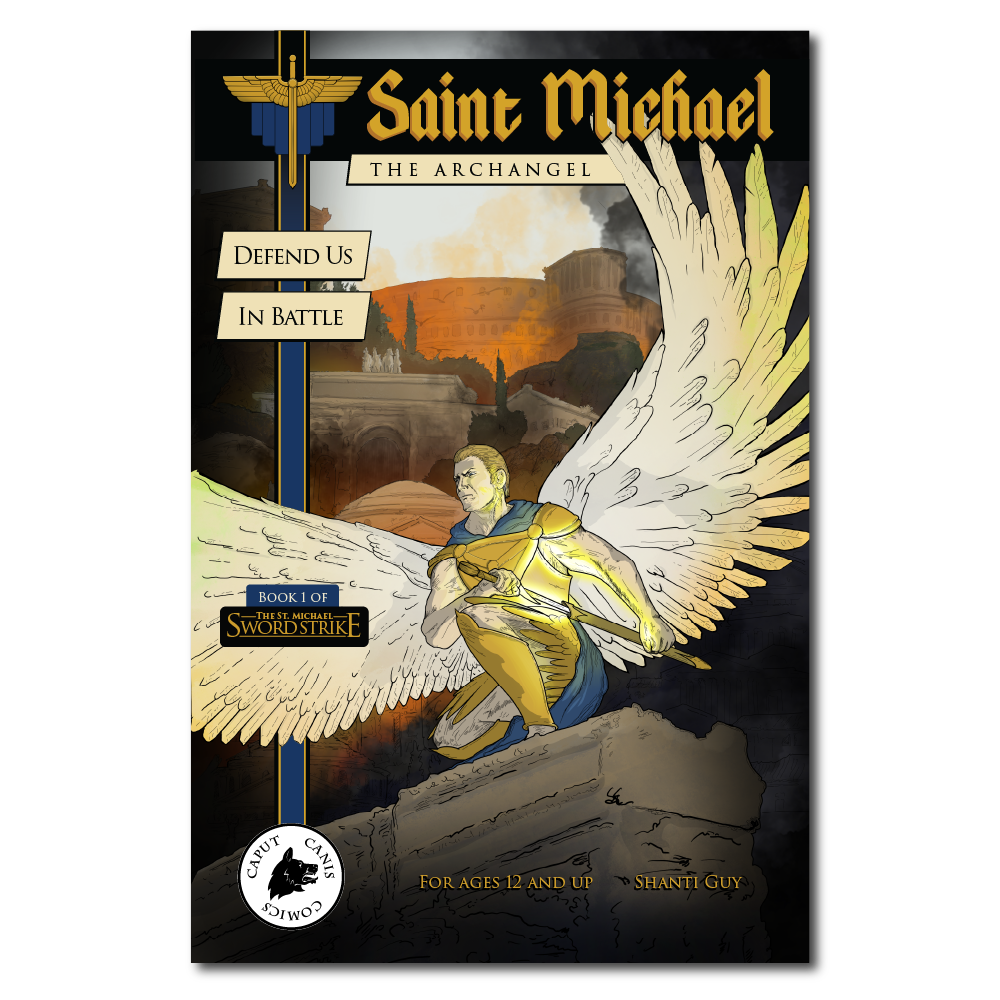 Saint Michael Defend Us In Battle Comic Book
